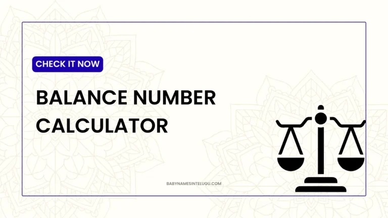 Balance Number Calculator: How You Handle Life’s Challenges