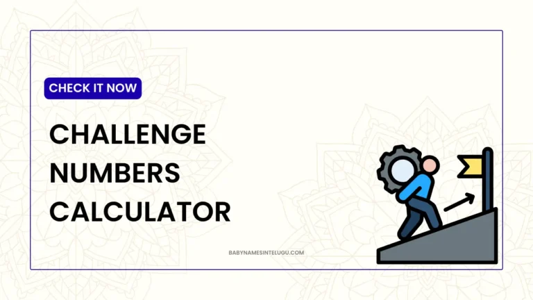Challenge Numbers Calculator: The Obstacles That Shape You