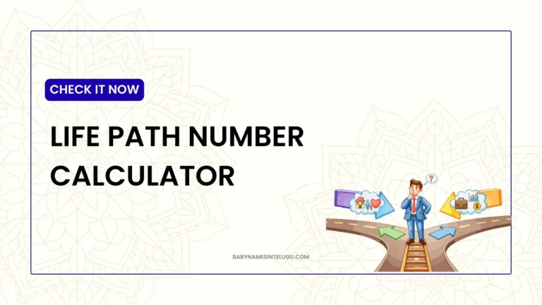 Life Path Number Calculator – Meaning, Use, and Simple Guide